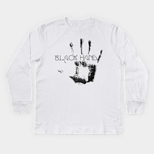 Black Hand Kids Long Sleeve T-Shirt